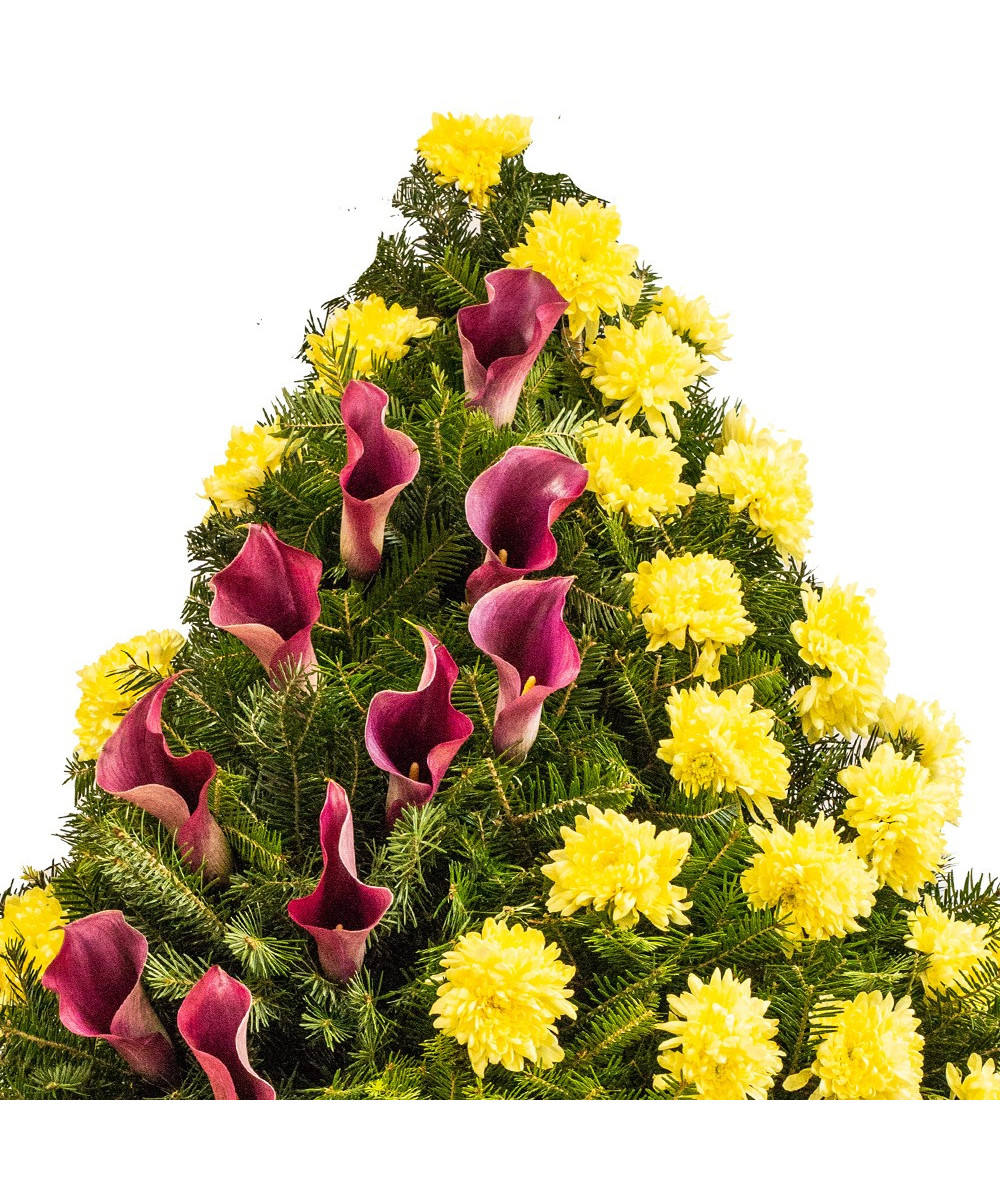 Coroana Funerara Cale si Crizantema