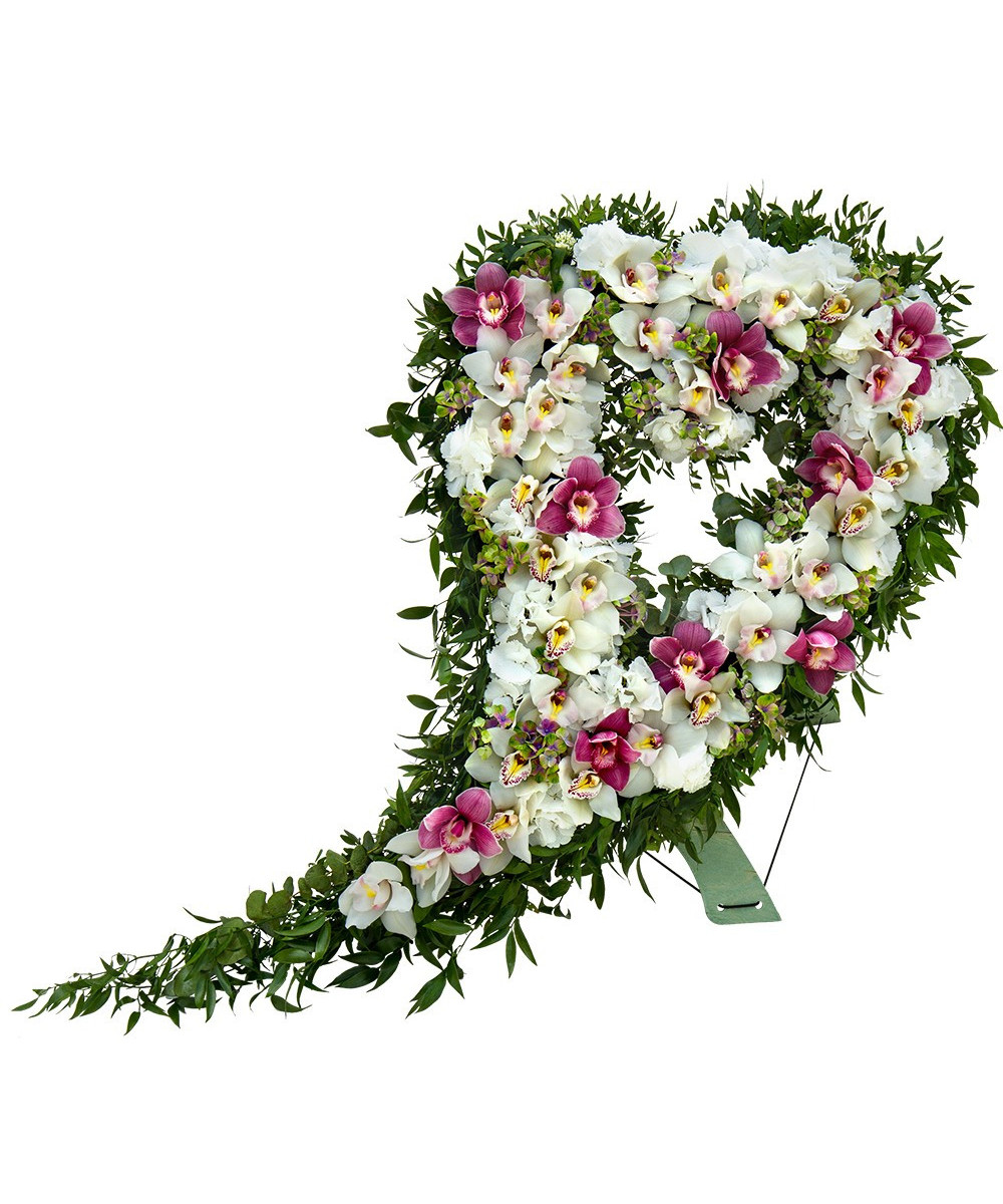 Coroana Funerara inima Premium